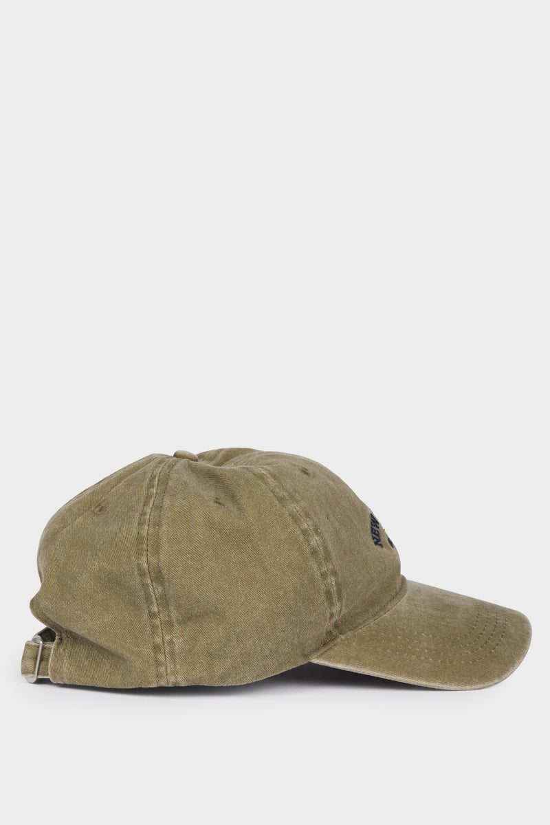 DeFacto Grey Man Boy Embroidered Cotton Cap Casual - Image 3